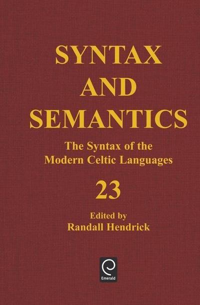 The Syntax of the Modern Celtic Languages