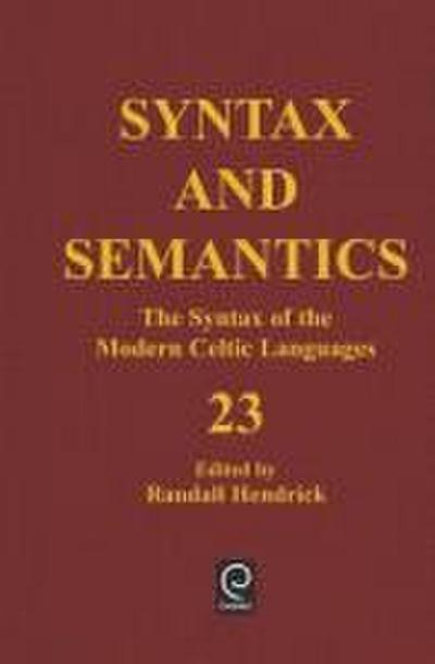 The Syntax of the Modern Celtic Languages