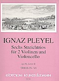 6 Streichtrios op.56 Band 2 für 2 Violinenund Violoncello