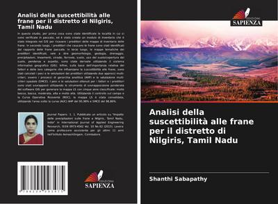 Analisi della suscettibilità alle frane per il distretto di Nilgiris, Tamil Nadu