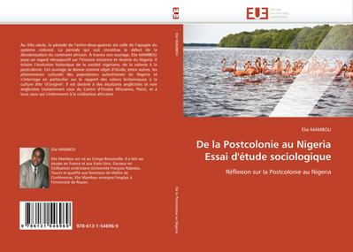 de la Postcolonie Au Nigeria Essai d’’étude Sociologique