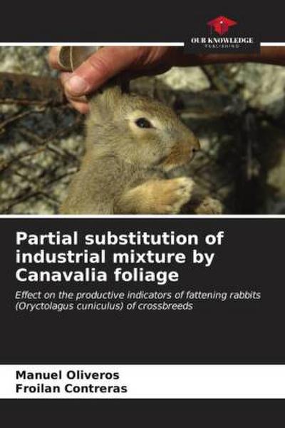 Partial substitution of industrial mixture by Canavalia foliage