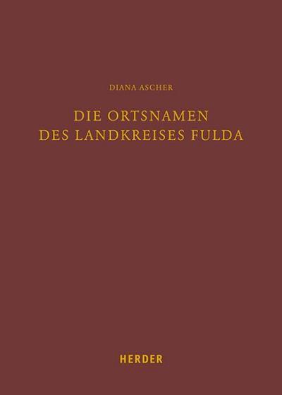 Die Ortsnamen des Landkreises Fulda