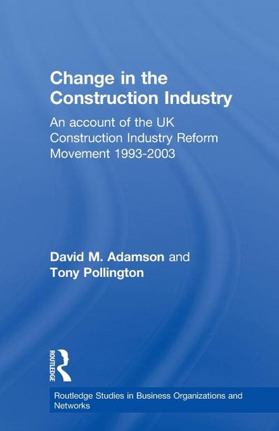 Change in the Construction Industry