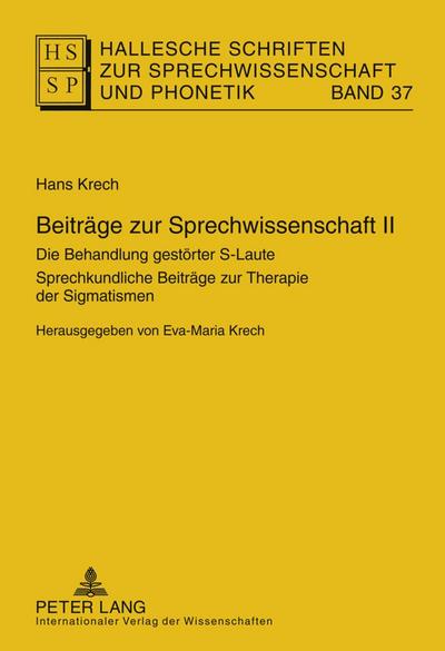 Beiträge zur Sprechwissenschaft II