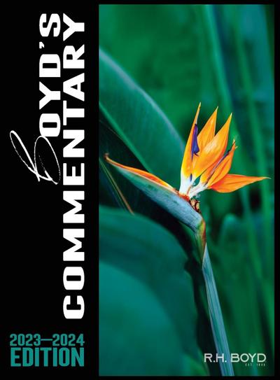 2023-2024 Boyd’s Commentary