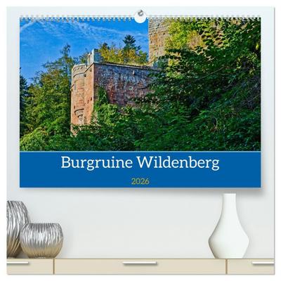 Burg Wildenberg (hochwertiger Premium Wandkalender 2026 DIN A2 quer), Kunstdruck in Hochglanz