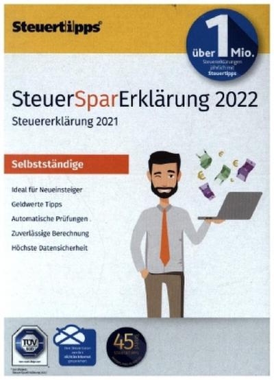 SteuerSparErklärung Selbstständige 2022