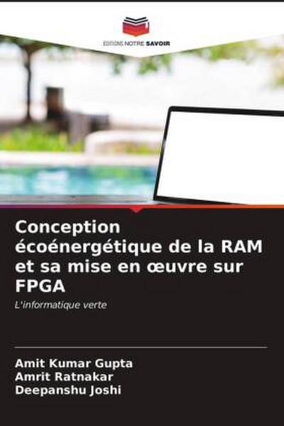 Conception écoénergétique de la RAM et sa mise en ¿uvre sur FPGA