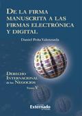 De la firma manuscrita a las firmas electrónica y digital