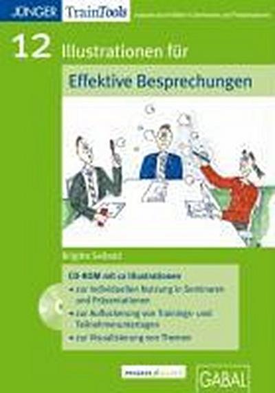 12 Illustrationen für Effektive Besprechungen, 1 CD-ROM