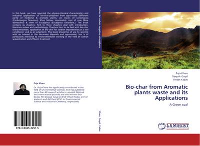 Bio-char from Aromatic plants waste and its Applications