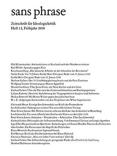 sans phrase. H.12/2018