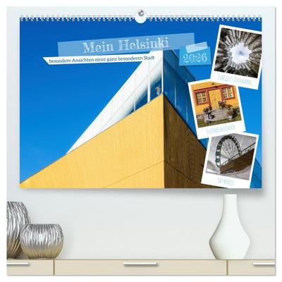 Mein Helsinki (hochwertiger Premium Wandkalender 2026 DIN A2 quer), Kunstdruck in Hochglanz
