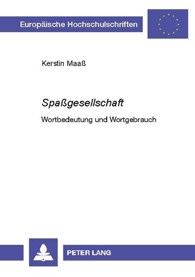 ’Spaßgesellschaft’