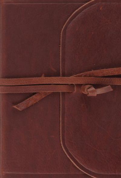 Large Print Compact Bible-ESV-Strap Flap: ESV Bible, Flap With Strap With Ribbon Marker