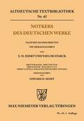Notkers des Deutschen Werke