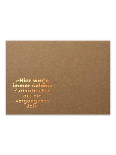"Darauf freue ich mich schon jetzt", Gedankenblock