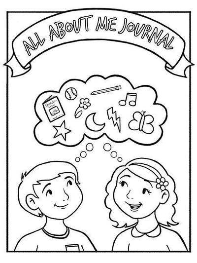 All about Me Children’s Coloring Journal