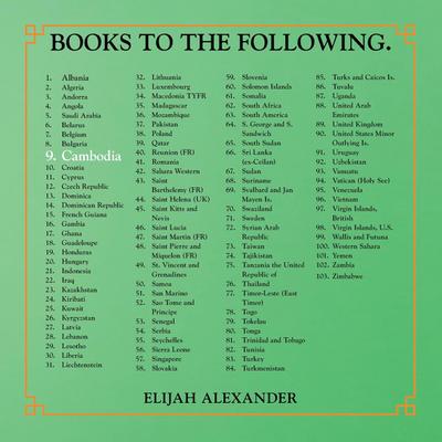 BOOKS TO THE FOLLOWING.