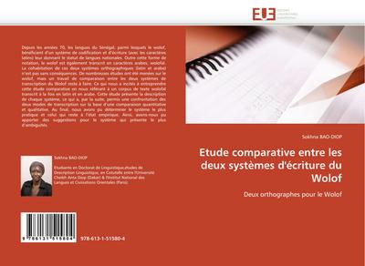 Etude comparative entre les deux systèmes d’’écriture du Wolof