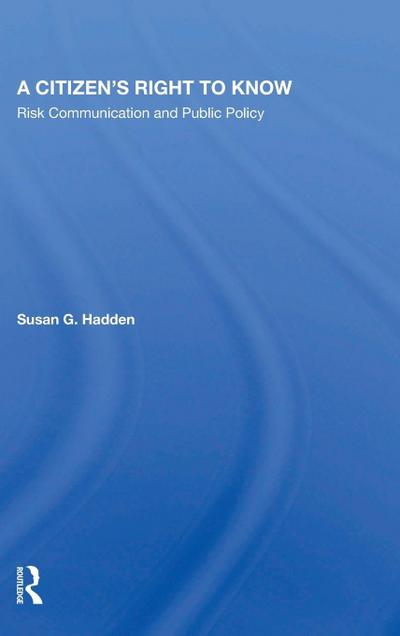 A Citizen’s Right To Know