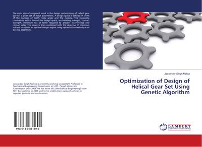 Optimization of Design of Helical Gear Set Using Genetic Algorithm