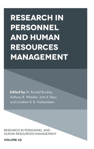 Research in Personnel and Human Resources Management