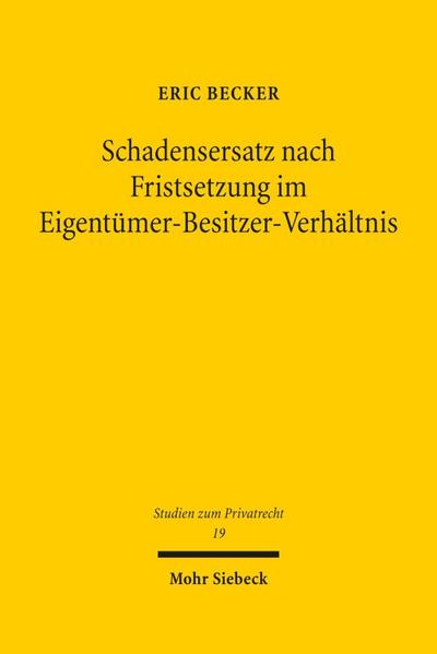 Schadensersatz nach Fristsetzung im Eigentümer-Besitzer-Verhältnis