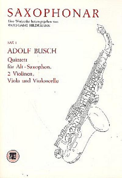 Quintett für Altsaxophon und Streichquartett