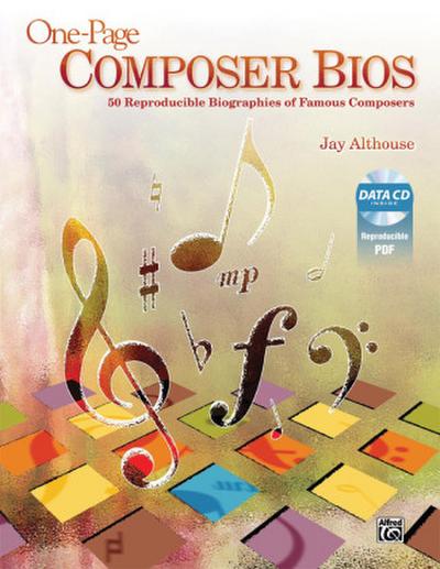 One-Page Composer Bios, m. Audio-CD