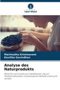 Analyse des Naturprodukts