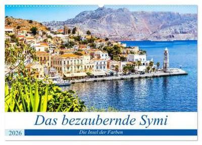 Das bezaubernde Symi (Wandkalender 2026 DIN A2 quer), CALVENDO Monatskalender