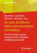 Zur Sache. Die Rolle des Faches in der universitär