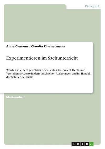 Experimentieren im Sachunterricht