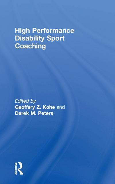 High Performance Disability Sport Coaching