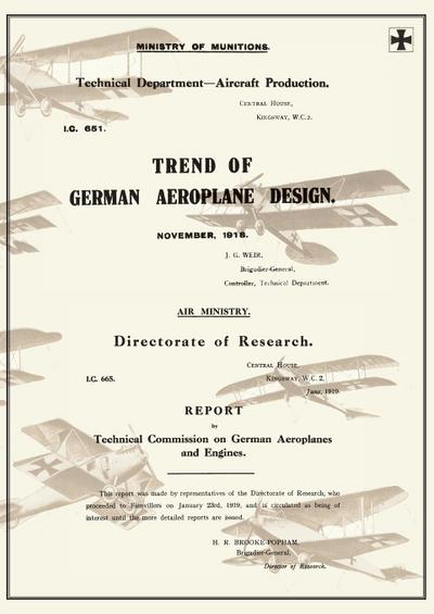 TREND OF GERMAN AEROPLANE DESIGN