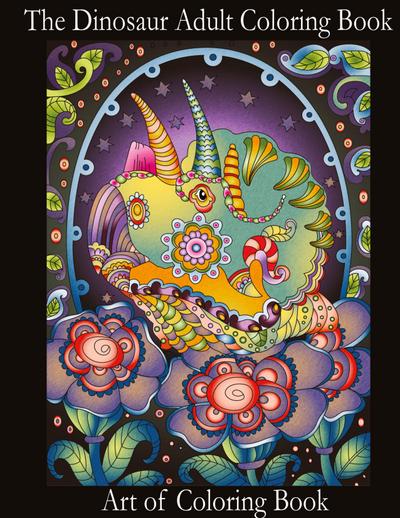 The Dinosaur Adult Coloring Book