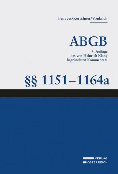 Großkommentar zum ABGB - Klang Kommentar. §§ 1151-1164a ABGB, Dienstvertrag