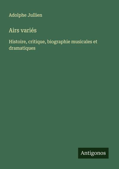 Airs variés