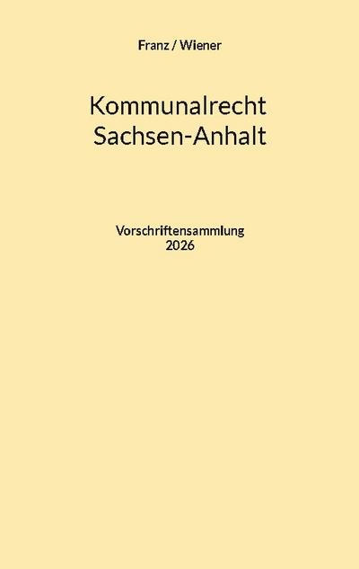 Kommunalrecht Sachsen-Anhalt