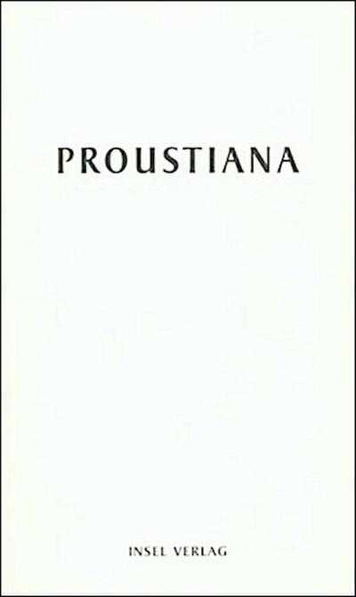 Proustiana XII