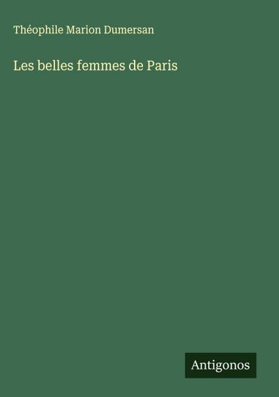 Les belles femmes de Paris