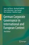 German Corporate Governance in International and European Context