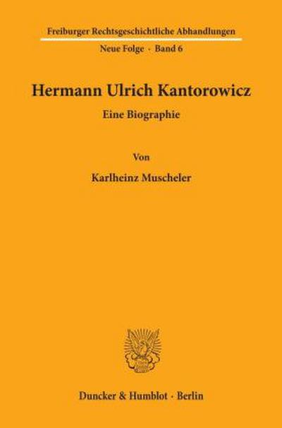 Hermann Ulrich Kantorowicz.