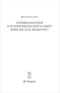 Untersuchungen zur hippokratischen Schrift "Über die alte Heilkunst"