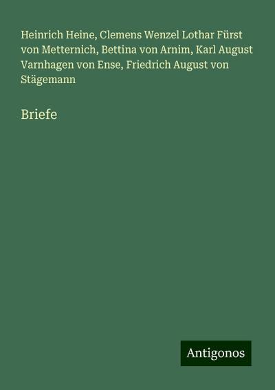 Heine, H: Briefe