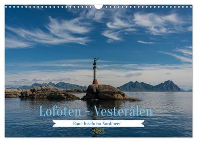 Lofoten Vesterålen (Wandkalender 2025 DIN A3 quer), CALVENDO Monatskalender