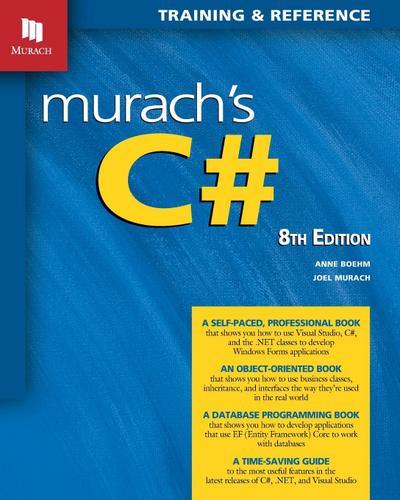 Murach’s C# (8th Edition)