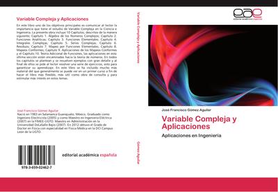 Variable Compleja y Aplicaciones